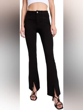Paige Winona Black Bootcut Pants